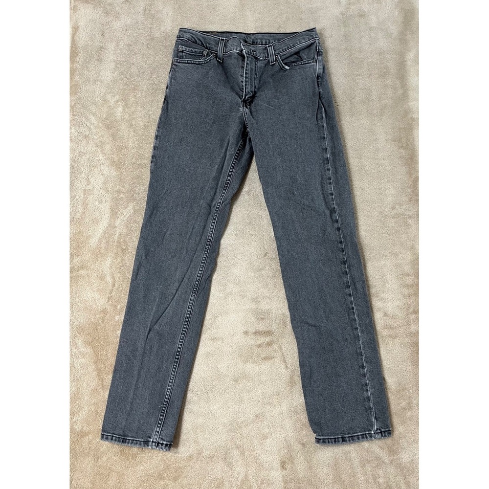 Levis 511 Slim Fit Jeans Mens 30x30 Gray‎ Charcoal Stretch Denim 04511-4646